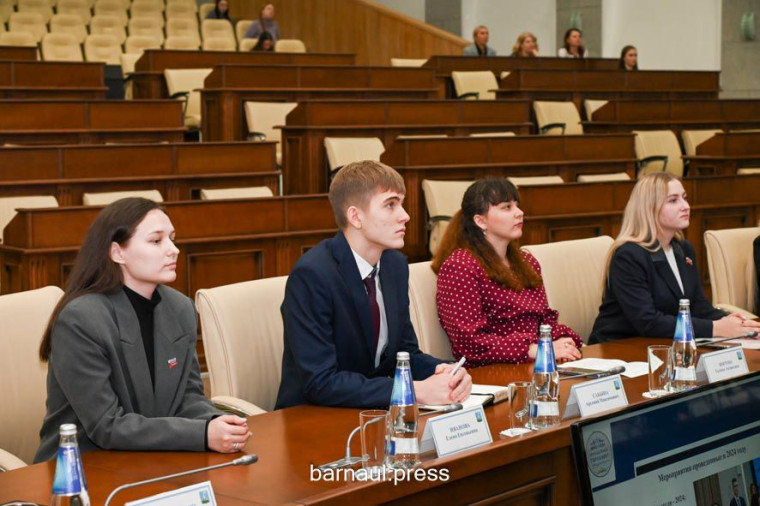 заседание молодежного Парламента города XIII созыва.